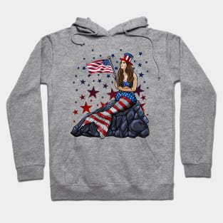 Patriotic Mermaid Hoodie